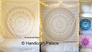 10 PC Wholesale Lot Bedding Bedspread Indian Wall Hanging Mandala Queen Tapestry - Picture 1 of 1