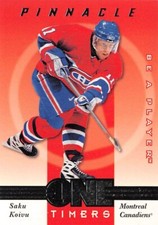 1997-98 Be A Player One Timers #14 Saku Koivu