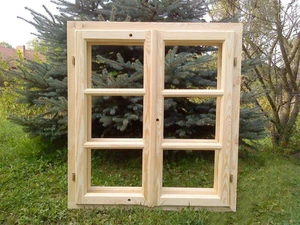 HOLZFENSTER, zargendoppelfenster im rustikalischen Landhausstil, 450 Eur/m2 - Bild 1 von 8