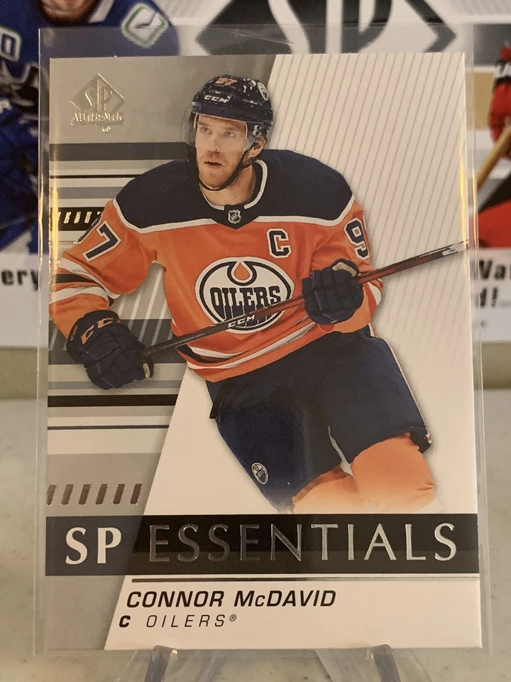 2019-20 SP Authentic Connor McDavid Essentials INSERT #SPE-CM Edmonton Oilers - Image 1 of 1