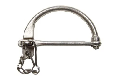 Seesack Verschlussbügel Bundeswehr + Kette Seesackschloss Kleidersack-Verschluss - Bild 1 von 3