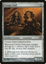 1X Creepy Doll - Innistrad - NM/EX MTG CARD
