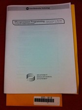Heathkit Core Electronics MicroProcessor Instructors Guide & discs 595-5243-03