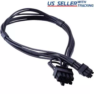 Mini 6-pin to 8-pin PCIe PCI-e Video Card Power Cable for Apple Mac Pro Tower - Picture 1 of 1