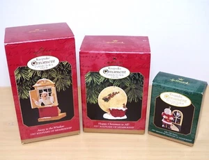 Hallmark 1997 Keepsake Club Away To The Window Feliz Navidad Alegre Santa - Imagen 1 de 4