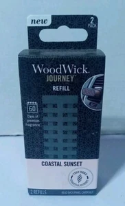 WoodWick Car Air Freshener Journey Refills 2 Pack Coastal Sunset - Picture 1 of 3