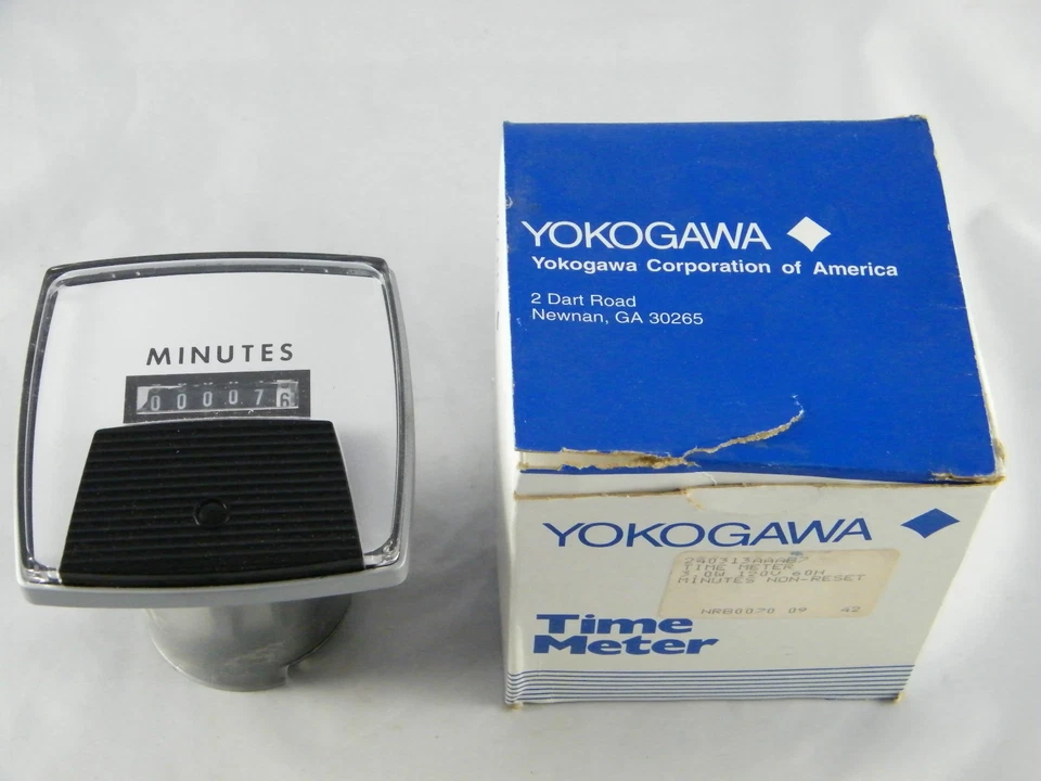 NEW ~ YOKOGAWA ~ NON-RESET TIME METER ~ PART 240313AAAB7 120V ~ 3W ~ 60HZ - Image 1 of 4