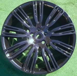 New Black Range Rover Wheel 22 inch OEM Factory Spec Land LR099147 72328 72331 - Picture 1 of 11