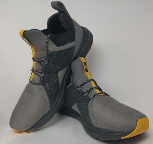 Puma Enzo Scarpe da ginnastica da uomo CrossFit da esterno palestra casual 193577 01 grigie taglia US 12