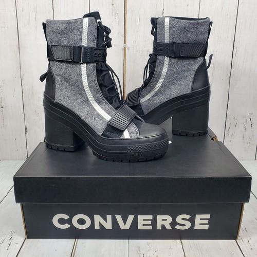 Stivali da donna tacco alto Converse Chuck Taylor All Star taglia 82 xx taglia 6 567489C nuovi