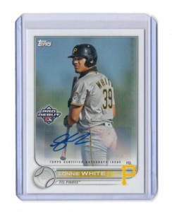 Lonnie White 2022 Topps Pro Debut Auto Autograph Prospect Rookie Pirates #PD-82