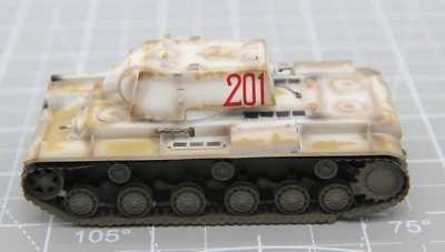 Легкая модель 1/72 WWII российской армии КВ-1 тяжелый танк 201 открытый - Изображение 1 из 4