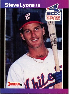 1989 Donruss - Steve Lyons #253 *Denotes Next to PERFORMANCE - Image 1 of 2