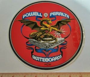 DE COLECCIÓN AÑOS 80 POWELL PERALTA ENORME DESTRIPADOR BRIGADA DE HUESOS DE DRAGÓN NUEVO DE LOTE ANTIGUO PEGATINA DE PATINETA - Imagen 1 de 1