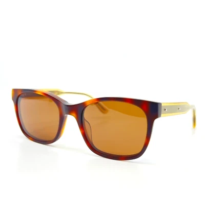 Очки солнцезащитные женские Bottega Veneta BV0005O 003 коричневые черепаховые металлические 51-20 140 мм - Изображение 1 из 4