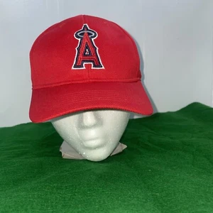 California Angels OC Sports Hat Cap MLB Strapback Adjustable Red A Logo Youth - Picture 1 of 5
