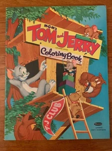 1952 M G M'S TOM AND JERRY COLORING BOOK UNUSED * SHARP * WHITMAN PUBLISHING - Picture 1 of 4
