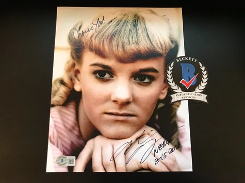 Alison Arngrim Signed Auto 8x10 Photo Little House On The Prairie Beckett BAS Cover