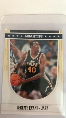 NBA HOOPS 2011-12 Basketball Base Card of Jeremy Evans #232 of Jazz.NEW. - Image 1 of 3