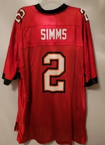 Camiseta deportiva de colección NFL Chris Simms #2 Tampa Bay Buccaneers Reebok para hombre talla XL - Imagen 1 de 6