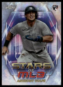 Anthony Volpe 2023 Topps Update Stars of MLB Chrome #SMLBC-79 - New York Yankees - Picture 1 of 2