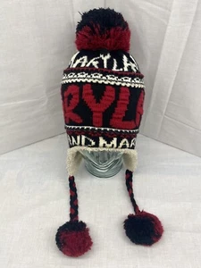 Robin Ruth Pom Pom Maryland Winter Hat Snow Unisex One Size Red White Black - Picture 1 of 5