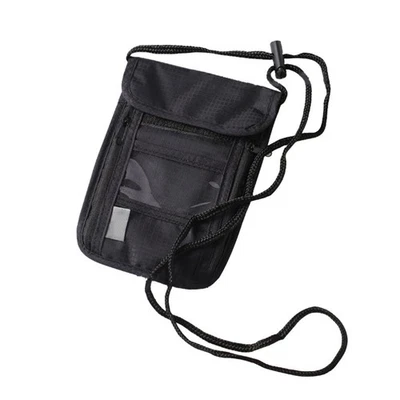  Bolsa de viaje para el cuello impermeable billetera para pasaporte soporte de almacenamiento de viaje - Imagen 1 de 4
