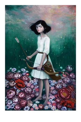 Stella Im Hultberg - Archer - signed & numbered fine art print like James Jean - Image 1 of 2