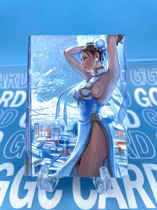 GGC Studio Street Fighter Chun-Li Artist Hand Drawn Auto Sketch Card 1/1 #S - Picture 1 of 2