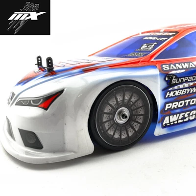 MXLR MAX-07-001 RACE Wheel Sticker #1 Touring Car RC Racing 1/10 Rim Decal - Image 1 of 4