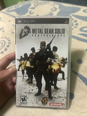 METAL GEAR SOLID PORTABLE OPS PLAYSTATION SONY PSP -  NTSC/USA . Come Nuovo - Immagine 1 di 3