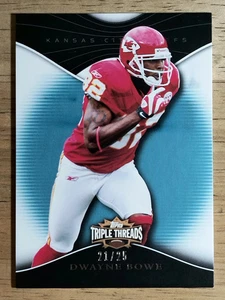 Topps Triple Threads Sapphire #72 2009 Dwayne Bowe - Imagen 1 de 2