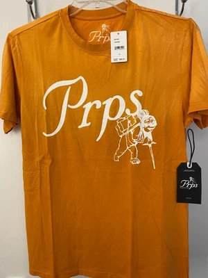 Men Medium New Orange Rag & Bones T with Logo - Image 1 of 2