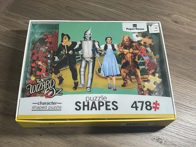 The Wizard Of Oz Character Shaped Puzzle 478 Pieces 33”  X 27” NEW A169 - Image 1 of 2
