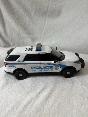 Ford Police Interceptor Utility Diecast Model Car Fairfax VA Scale Model 118  - Image 1 of 4