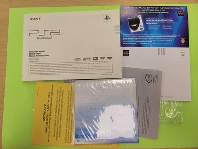 PLAYSTATION 2 PS2 CONSOLE INSTUCTION MANUAL ONLY W/ SET OF PAPERS - Image 1 of 2