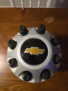OEM 2011-2025 Chevy Silverado Silver Center Cap Part # 22781439 - Picture 1 of 8