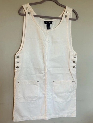 OFF WHITE Abito Tuta Donna Denim & Co. Off White Cotone Taglia S