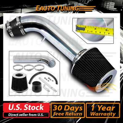 Short Ram Air Intake Kit BLACK Filter for 93-95 Isuzu Rodeo / Trooper 3.2L V6 - Image 1 of 4