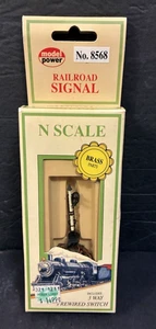 Model Power N Scale Trains Scenery Railroad Signal No. 8568 N Scale 3 Way Switch - Picture 1 of 4