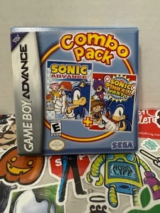 Sonic Advance + Sonic Pinball Party Combo Pack Game Boy Advance COMPLETO con scatola - Foto 1 di 5