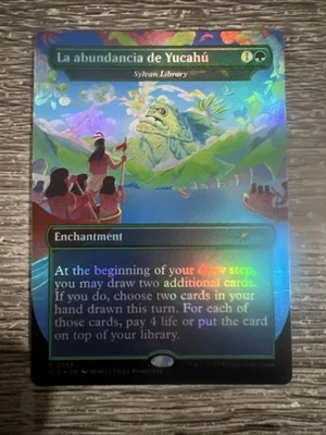 Sylvan Library -MTG-✨FOIL Secret Lair NALAC SLD - NM -La abundancia de Yucahu - Image 1 of 2