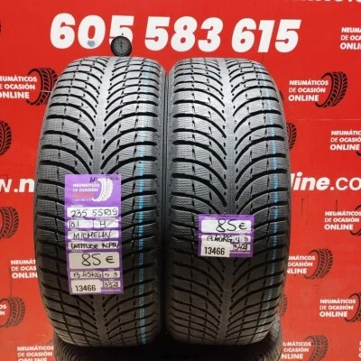 2X 235 55 R19 101H MICHELIN LATITUDE ALPIN  M+S* AO  5.3/4.8  MM REF. 13466 - Imagen 1 de 4