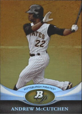 2011 Bowman Platinum Gold #79 Andrew McCutchen - NM-MT - Image 1 of 2
