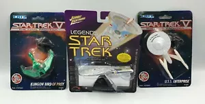 STAR TREK : U.S.S. ENTERPRISE 1701-D, ENTERPRISE 1701-A & KLINGON BIRD OF PREY - Picture 1 of 11
