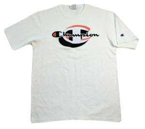 Camiseta de Colección Años 90 Campeón Para Hombres Big Script Deletrear Logo Parche M Mediana - Imagen 1 de 7