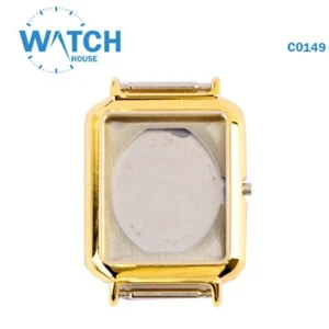 Estuche de reloj vintage hecho en Suiza, acero inoxidable, impermeable #C0149# - Imagen 1 de 5