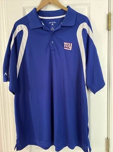 NY Giants Men's NFL Blue Polo Shirt by Antigua - Size XXL - EUC! - Picture 1 of 3
