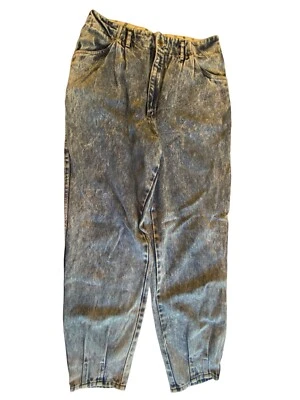 Bonjour Mom Jeans Womens Size 16 Blue Denim Cotton Stretch Mid Rise Acid Wash - Image 1 of 4