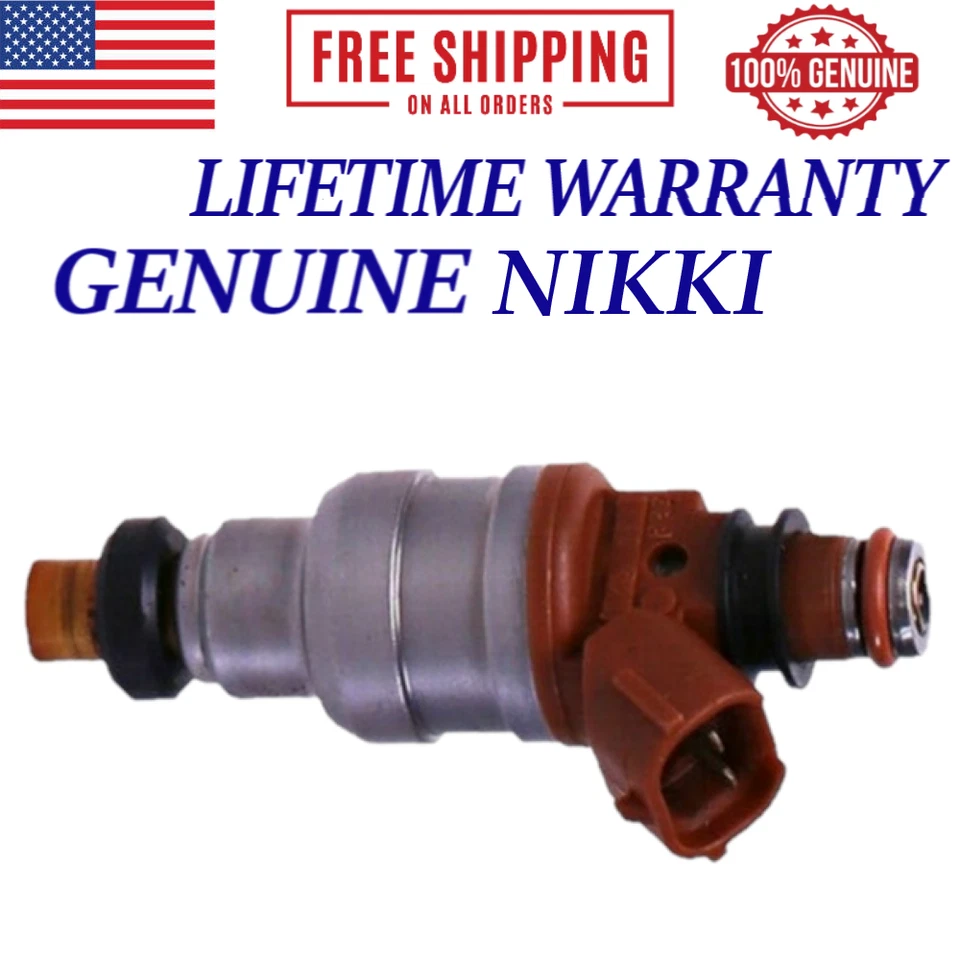 OEM SINGLE  NEW NIKKI INP-482 FUEL INJECTOR FOR 1994-1997 Ford Aspire 1.3L I4 - Image 1 of 1